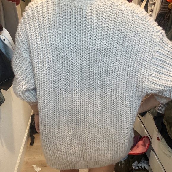 H&M cream knit oversized cardigan - Picture 2 of 3